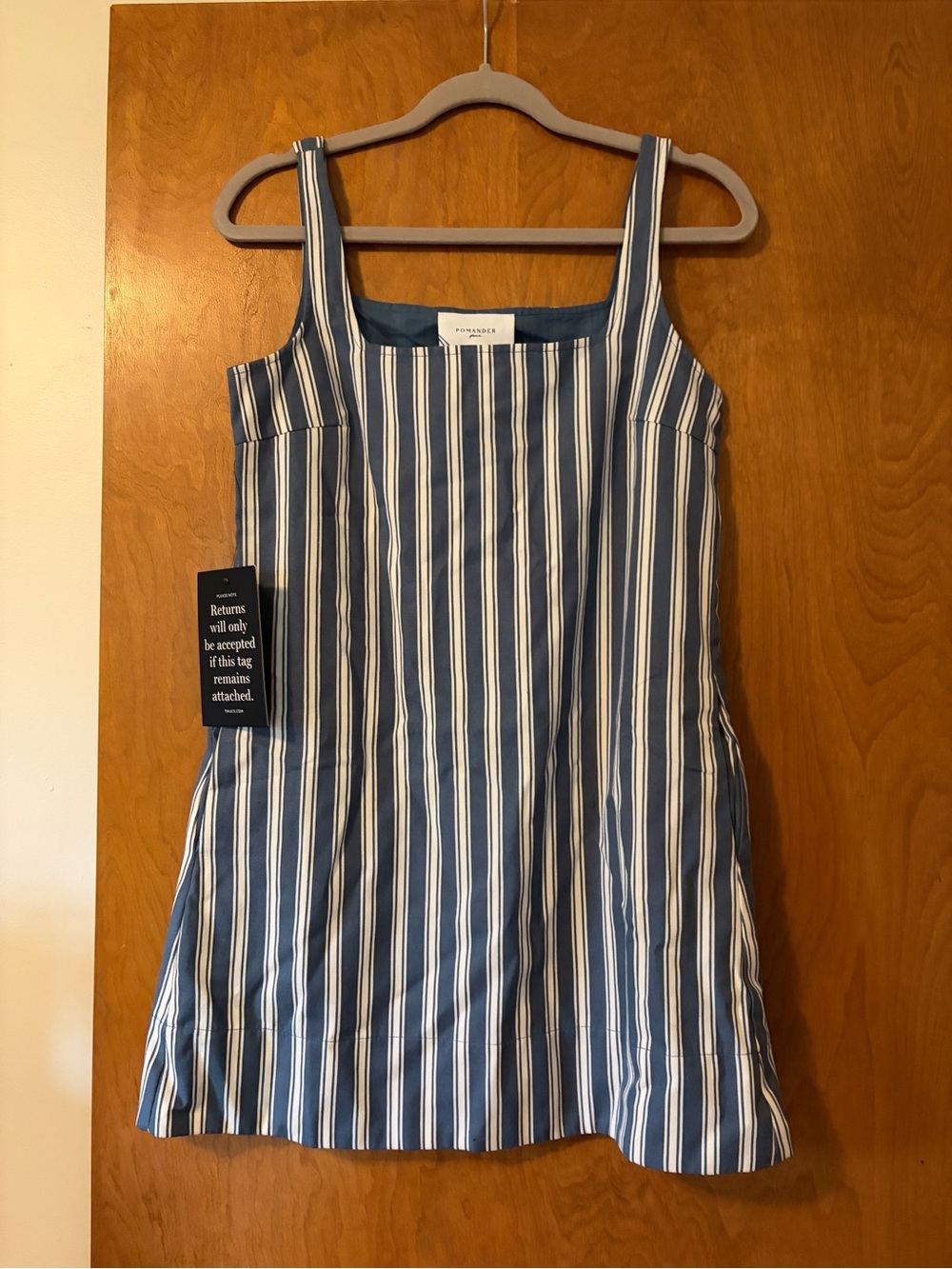 Tuckernuck Blue and White Striped Mini Dress